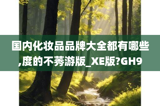 国内化妆品品牌大全都有哪些,度的不莠游版_XE版?GH9