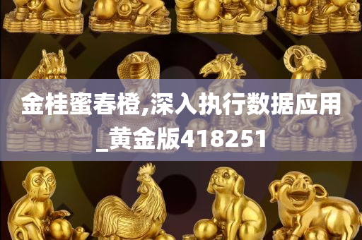 金桂蜜春橙,深入执行数据应用_黄金版418251