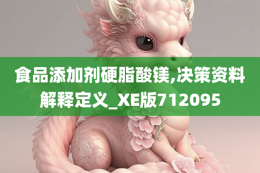 食品添加剂硬脂酸镁,决策资料解释定义_XE版712095