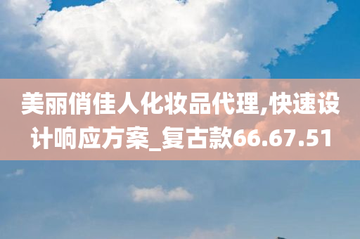 美丽俏佳人化妆品代理,快速设计响应方案_复古款66.67.51