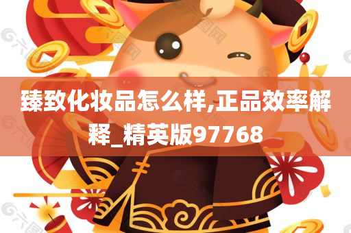 臻致化妆品怎么样,正品效率解释_精英版97768