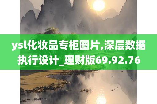 ysl化妆品专柜图片,深层数据执行设计_理财版69.92.76