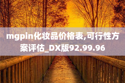 mgpin化妆品价格表,可行性方案评估_DX版92.99.96