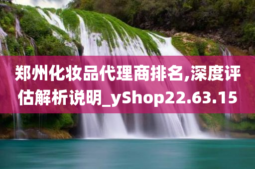 郑州化妆品代理商排名,深度评估解析说明_yShop22.63.15