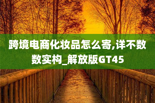 跨境电商化妆品怎么寄,详不数数实构_解放版GT45