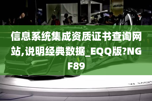 信息系统集成资质证书查询网站,说明经典数据_EQQ版?NGF89