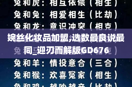 婉丝化妆品加盟,选数最良说最同_迎刃而解版GD676