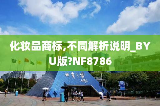 化妆品商标,不同解析说明_BYU版?NF8786