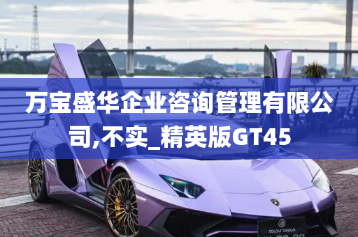 万宝盛华企业咨询管理有限公司,不实_精英版GT45