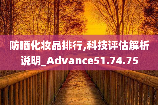 防晒化妆品排行,科技评估解析说明_Advance51.74.75