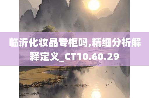 临沂化妆品专柜吗,精细分析解释定义_CT10.60.29