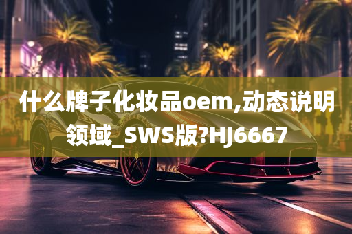 什么牌子化妆品oem,动态说明领域_SWS版?HJ6667