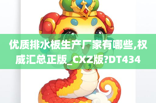 优质排水板生产厂家有哪些,权威汇总正版_CXZ版?DT434